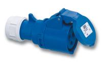 PCE Koppelcontactstop CEE 16A-230V 3P - IP44 - 6h- blauw